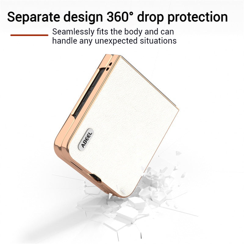 Load image into Gallery viewer, Motorola Moto Razr 50/Ultra Leather Shockproof Protective Case - i-Station Mobile Phone & Electronic Device Repair and Accessories