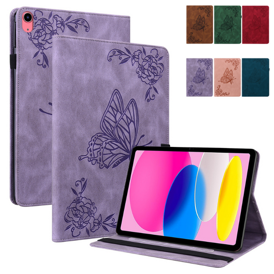 Apple iPad Mini 6/7 8.3'' 6/7th Gen (2021/2024) Flower Printed Full Cover Flip Case - i-Station Mobile Phone & Electronic Device Repair and Accessories