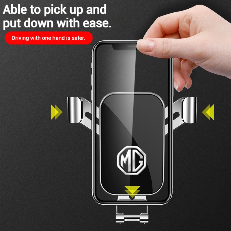 Load image into Gallery viewer, MG Aluminum Alloy + Glass Meterial Car Model-Specific Phone Mounts For ZS (2017–2024 models) - i-Station Mobile Phone & Electronic Device Repair and Accessories