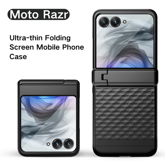 Motorola Moto Razr 60/Ultra Hinge Grid Anti-drop Protective Case - i-Station Mobile Phone & Electronic Device Repair and Accessories