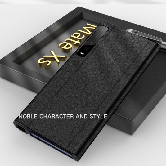 Huawei Mate X/XS Minimalist Folding Bracket Protective Genuine Leather Series Case - i-Station Mobile Phone & Electronic Device Repair and Accessories