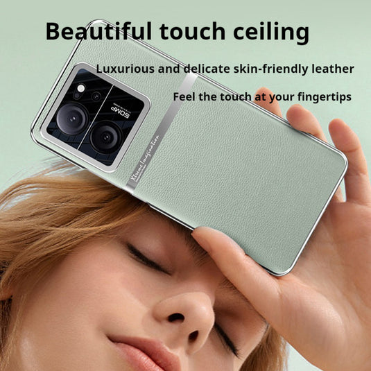Xiaomi Mi 13/Ultra/Pro Ultra-thin Electroplated Plain Leather Essentials Series Case - i-Station Mobile Phone & Electronic Device Repair and Accessories