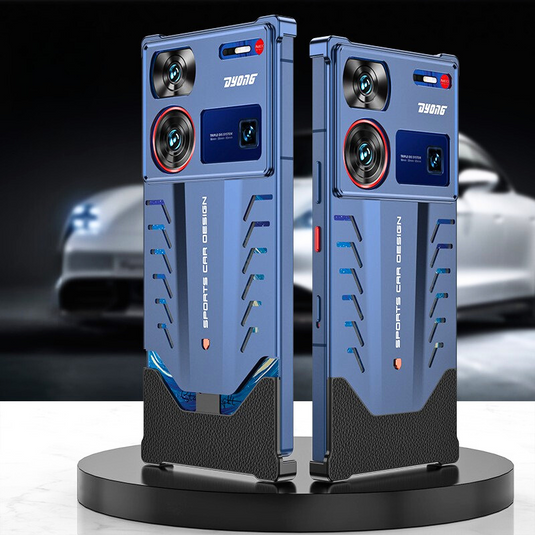 ZTE Nubia Z60 Ultra/Leading Metal Frame Matte Shockproof Phone Case with Snap Lock - i-Station Mobile Phone & Electronic Device Repair and Accessories