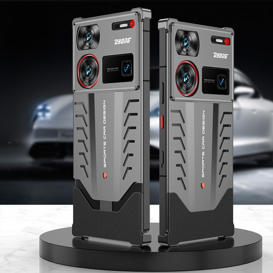 ZTE Nubia Z60 Ultra/Leading Metal Frame Matte Shockproof Phone Case with Snap Lock - i-Station Mobile Phone & Electronic Device Repair and Accessories