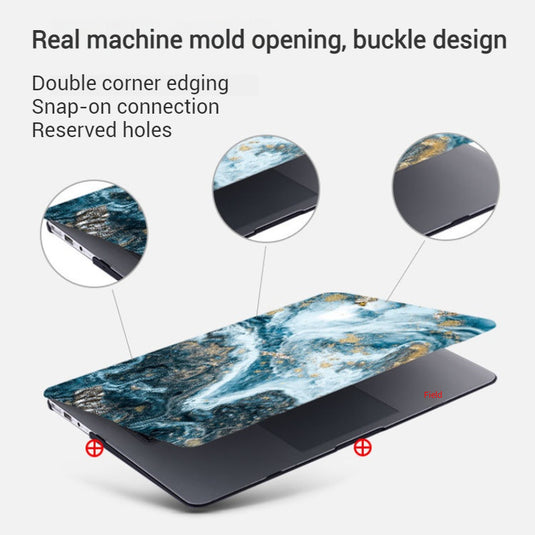 Apple MacBook Air 15" (A2941 & A3114 & A3241) - Hollow-Out Painted Shockproof Protective Case - i-Station Mobile Phone & Electronic Device Repair and Accessories