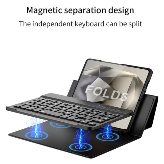 Samsung Galaxy Z Fold 5 (SM-F946)/6 (SM-F956) Folding Wireless Bluetooth Phone Keyboard Case - i-Station Mobile Phone & Electronic Device Repair and Accessories