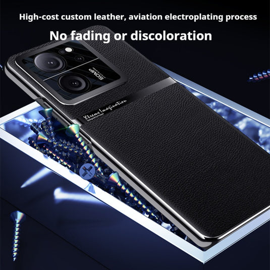 Xiaomi Mi 13/Ultra/Pro Ultra-thin Electroplated Plain Leather Essentials Series Case - i-Station Mobile Phone & Electronic Device Repair and Accessories