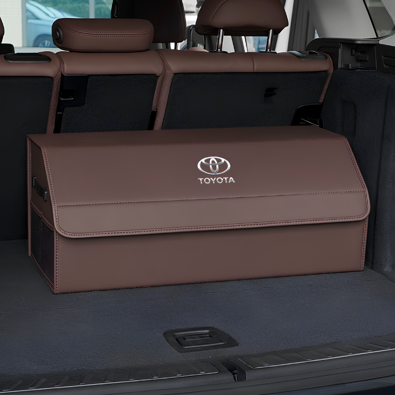 Load image into Gallery viewer, Toyota Microfiber Leather Car Trunk Storage Box for Highlander, Camry, Avalon, RAV4, Venza, Corolla, Prado, Land Cruiser
