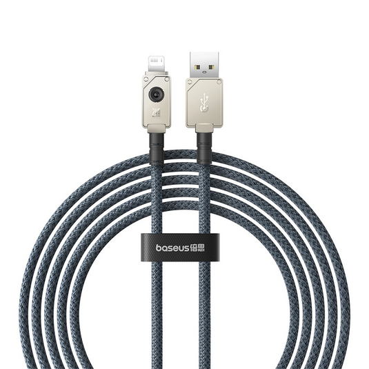 Baseus Unbreakable Series Fast Charging Data Cable USB to iP 2.4A 2m - i-Station Mobile Phone & Electronic Device Repair and Accessories