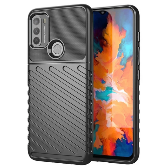 Motorola Moto One 5G UW Ace Diagonal Texture Non-slip Full Coverage Shockproof Essentials Series Case - i-Station Mobile Phone & Electronic Device Repair and Accessories