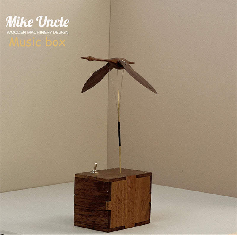 Load image into Gallery viewer, Wooden Swan, Automata Swan, Narwhal Music Box, Mechanical Swan, Ornament, Wood art, Statue, Sculpture, Home Decor, Woodcarving, Handmade - i-Station Mobile Phone & Electronic Device Repair and Accessories