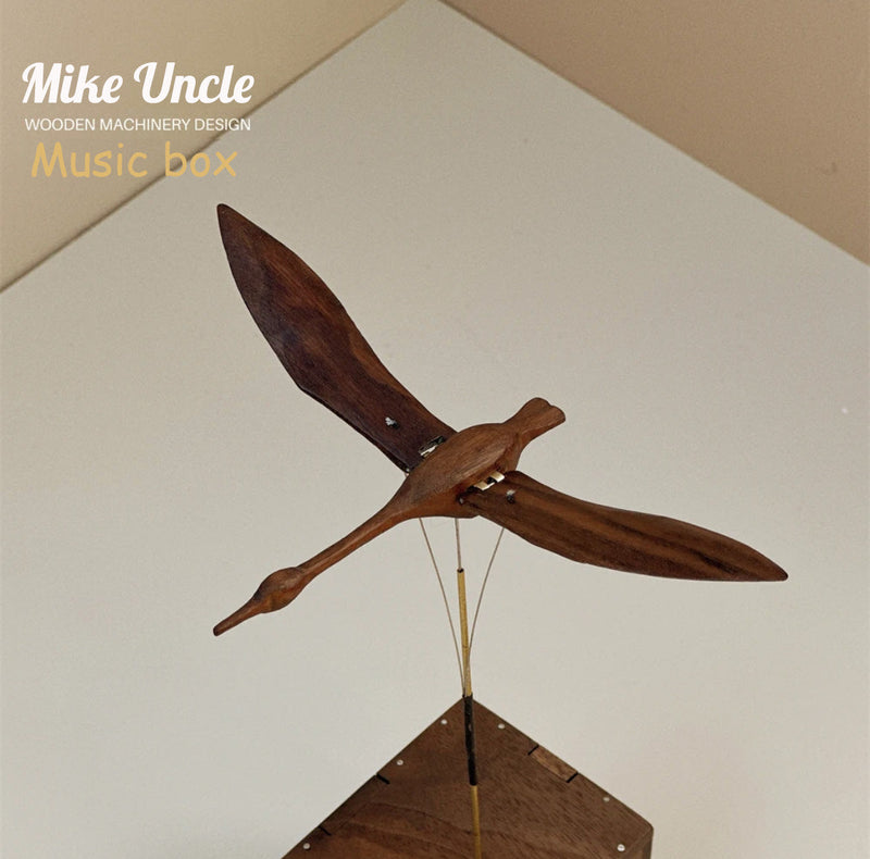 Load image into Gallery viewer, Wooden Swan, Automata Swan, Narwhal Music Box, Mechanical Swan, Ornament, Wood art, Statue, Sculpture, Home Decor, Woodcarving, Handmade - i-Station Mobile Phone & Electronic Device Repair and Accessories