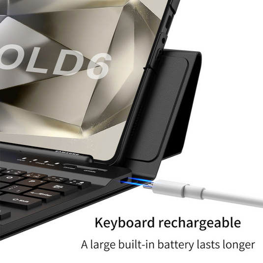 Samsung Galaxy Z Fold 5 (SM-F946)/6 (SM-F956) Folding Wireless Bluetooth Phone Keyboard Case - i-Station Mobile Phone & Electronic Device Repair and Accessories
