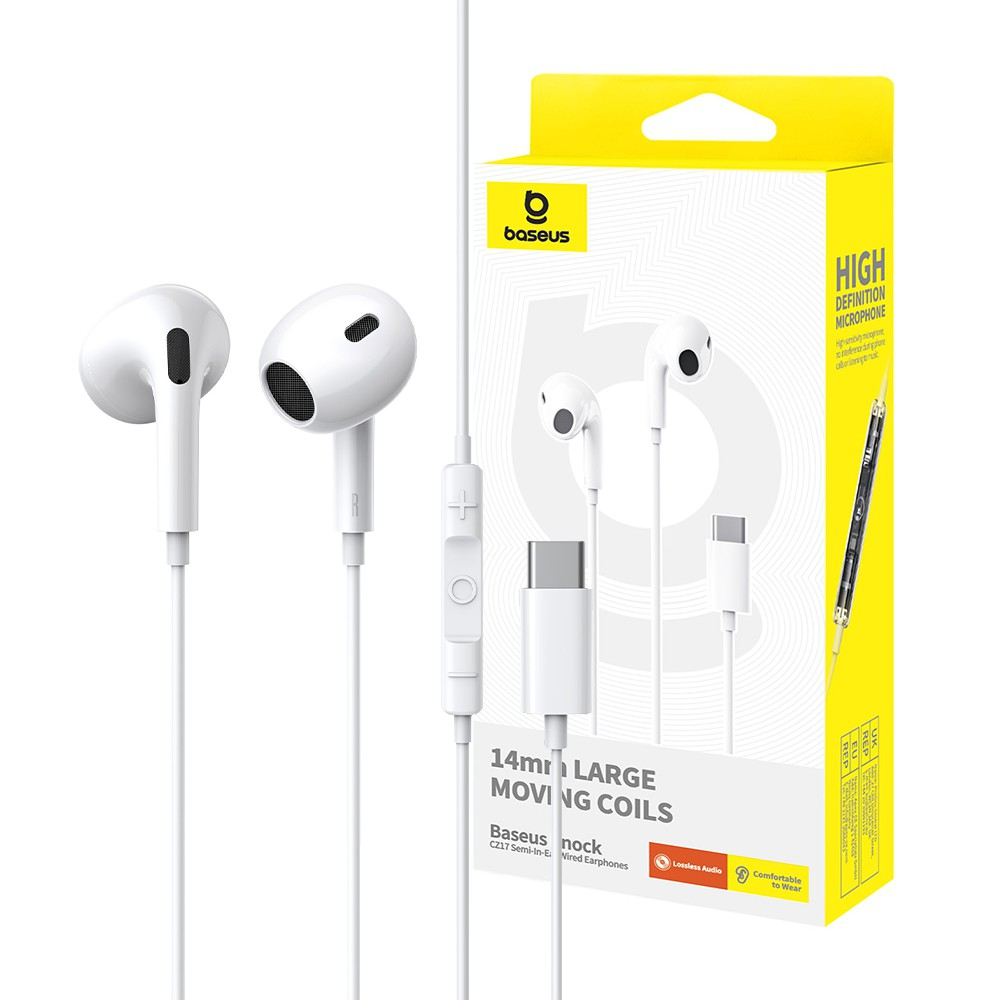 Baseus Encok CZ17 Semi-In-Ear Wired Earphones - i-Station Mobile Phone & Electronic Device Repair and Accessories