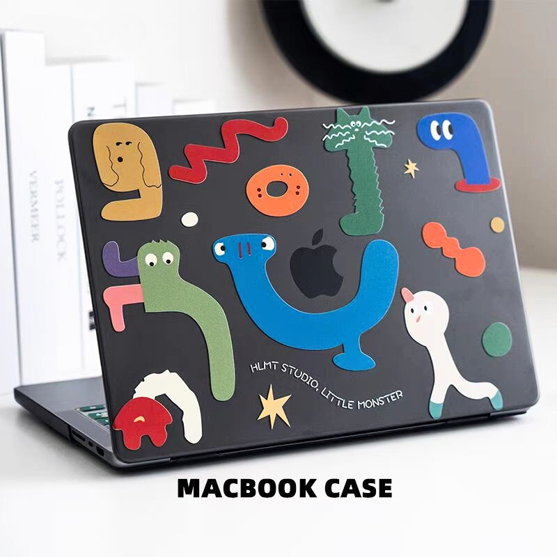 Apple MacBook Air 13" (A2681 & A3113) Little Monster Matte Transparent Shockproof Protective Soft Case - i-Station Mobile Phone & Electronic Device Repair and Accessories