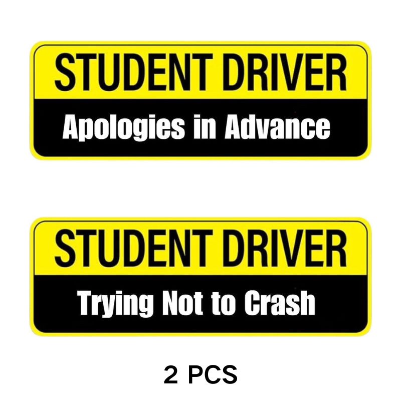 Load image into Gallery viewer, Universal Magnetic New Driver Car Sign – Removable & Reusable Safety Sticker for Vehicles (3 Pack) - i-Station Mobile Phone & Electronic Device Repair and Accessories