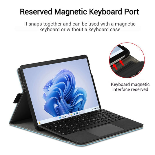 Microsoft Surface Pro 9 (2038) - 2-In-1 Premium Leather Protective Case (Keyboard not Included) - i-Station Mobile Phone & Electronic Device Repair and Accessories