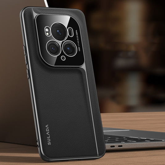 Honor Magic6 / Magic6 Pro / Magic6 Ultimate - Frameless Top Layer Cowhide Leather + PC Phone Case - i-Station Mobile Phone & Electronic Device Repair and Accessories