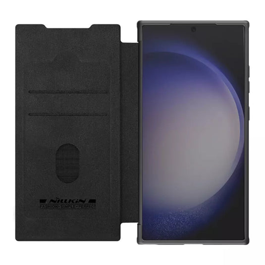 Samsung Galaxy S24/Plus/Ultra - NILLKIN Qin Pro Series Flip Camera Cover Design Leather Phone Case - i-Station Mobile Phone & Electronic Device Repair and Accessories