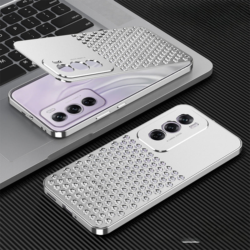 Load image into Gallery viewer, OPPO Reno12/Pro - Metal Heat Dissipation Phone Case - i-Station Mobile Phone & Electronic Device Repair and Accessories
