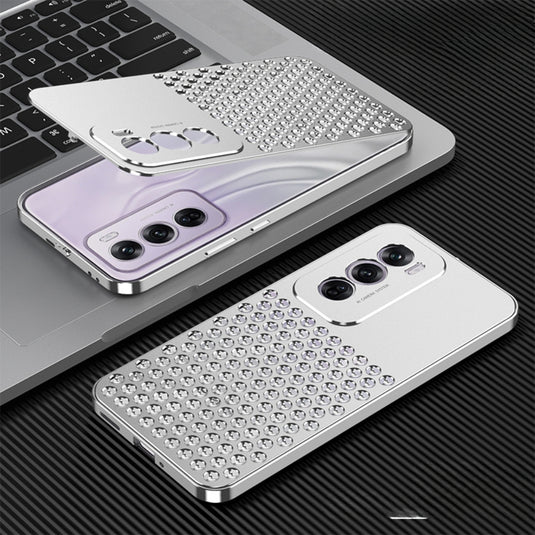 OPPO Reno12/Pro - Metal Heat Dissipation Phone Case - i-Station Mobile Phone & Electronic Device Repair and Accessories