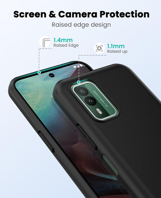 Nokia XR21 - Shield Thin Soft With Shock-Absorption Corners Shockproof Silicone TPU Matte Case - i-Station Mobile Phone & Electronic Device Repair and Accessories