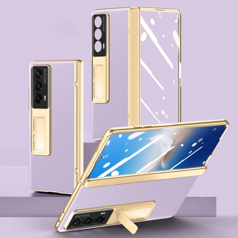 Load image into Gallery viewer, Honor Magic Vs/Vs2 - Electroplated Frame Side Wrap Stand Shockproof Protective Case - i-Station Mobile Phone & Electronic Device Repair and Accessories