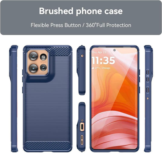 Motorola Moto Edge 50 Neo/S50/ThinkPhone 25 - Shield Shockproof Rugged Heavy Duty Case  With 2PC Tempered Glass Screen Protector - i-Station Mobile Phone & Electronic Device Repair and Accessories