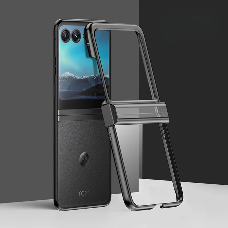 Load image into Gallery viewer, Motorola Razr 50/Ultra - Electroplated Transparent Minimalist Phone Case - i-Station Mobile Phone & Electronic Device Repair and Accessories