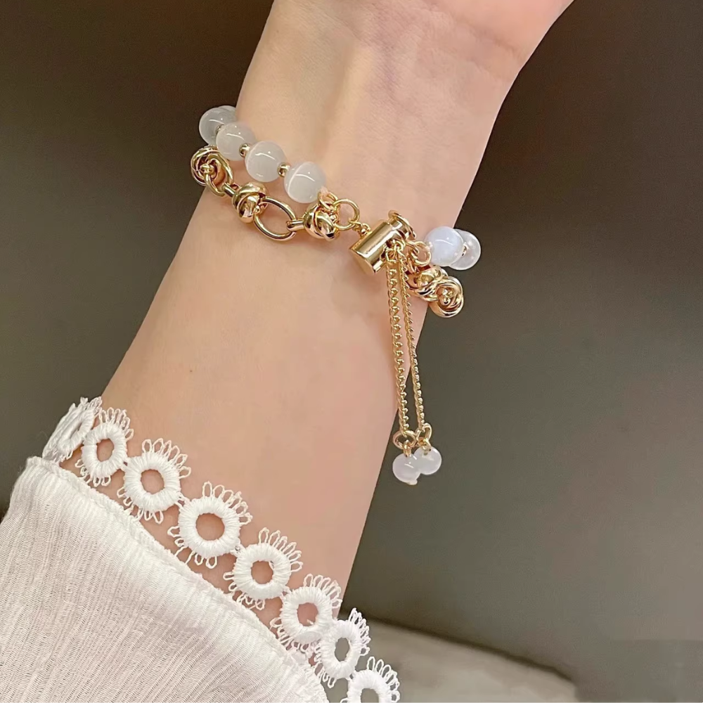 Fitbit Inspire 1 / 2 / 3 - Stylish Beaded Bracelet Strap - i-Station Mobile Phone & Electronic Device Repair and Accessories