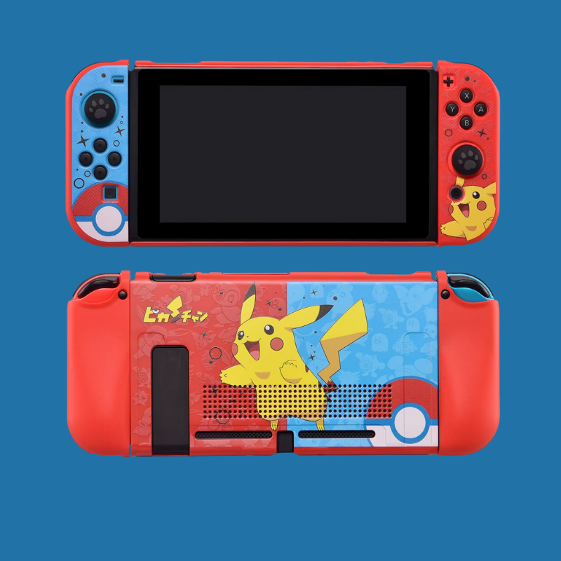Load image into Gallery viewer, Nintendo Switch/OLED - Pikachu Gaming Hard Protective Storage Case & Controller Grip