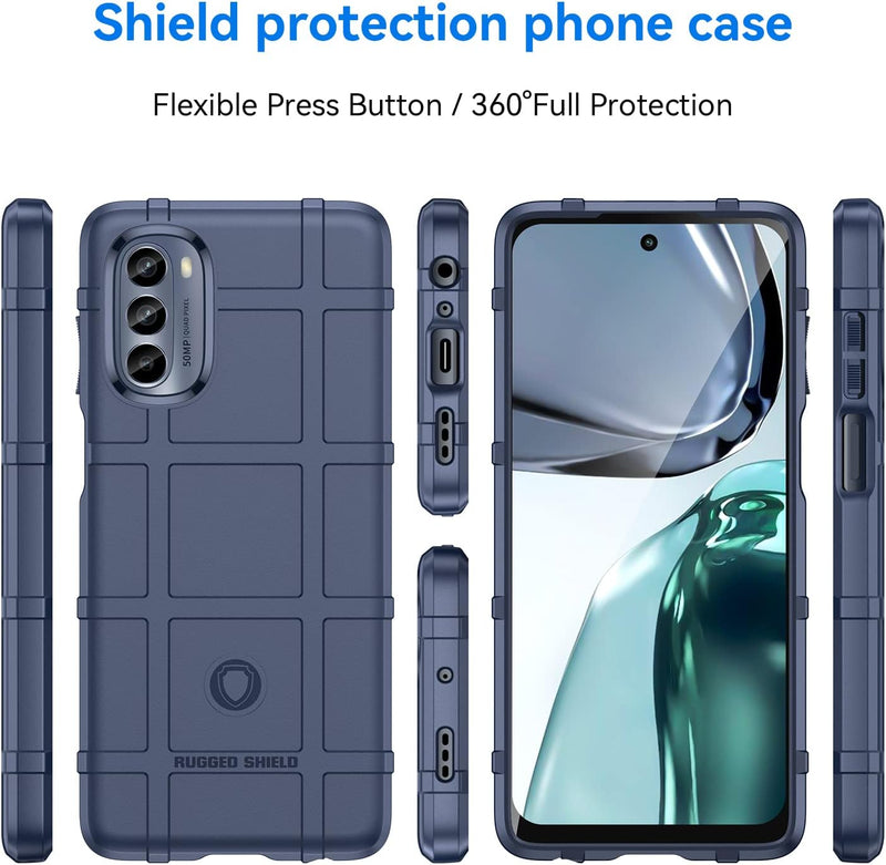 Load image into Gallery viewer, Motorola Moto G62 5G - Shield Shockproof Rugged Heavy Duty Case With 2PC 9H Glass Screen Protector - i-Station Mobile Phone & Electronic Device Repair and Accessories