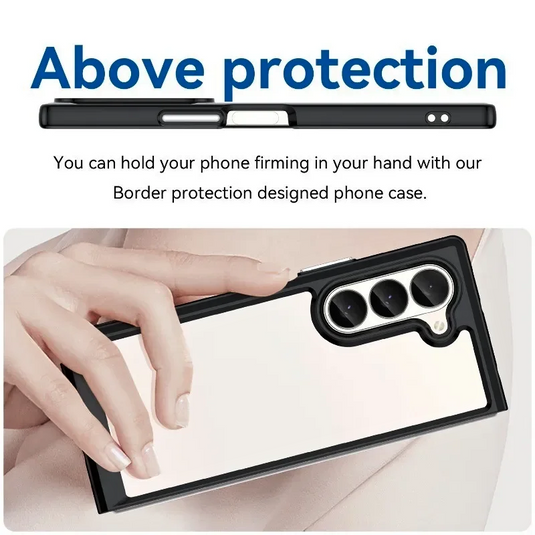 Samsung Galaxy Z Fold 6 SM-F956 Transparent Anti-drop Folding Essentials Series Case - i-Station Mobile Phone & Electronic Device Repair and Accessories