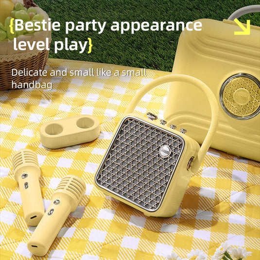 Divoom SongBird-HQ-SE Portable Bluetooth Speaker Dual Microphone Microphone Singing Camping Birthday Perfect Gift - i-Station Mobile Phone & Electronic Device Repair and Accessories