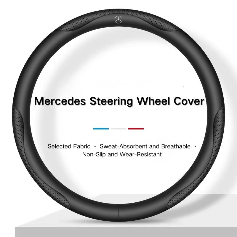 Load image into Gallery viewer, Mercedes-Benz Skin-friendly & Breathable Steering Wheel Cover For C260L, E300L, A180L, GLA/GLB, GLC, CLA