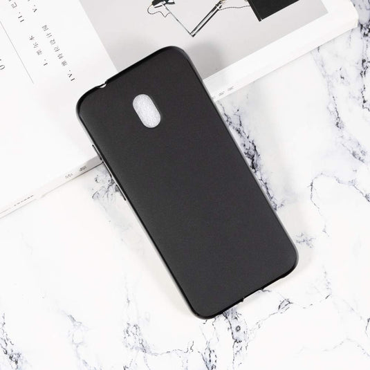 Nokia C1 Plus - Shield Soft TPU Cover Matte Anti-scratch Anti-fingerprint Case With 2PC 9H Tempered Glass Screen Protector - i-Station Mobile Phone & Electronic Device Repair and Accessories