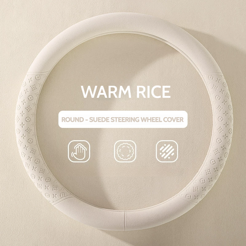 Load image into Gallery viewer, Mercedes-Benz Suede Leather Printed Pattern Process Steering Wheel Cover For C Class, E Class, S Class, GLA, GLB, GLK, GLC, GLE - i-Station Mobile Phone & Electronic Device Repair and Accessories