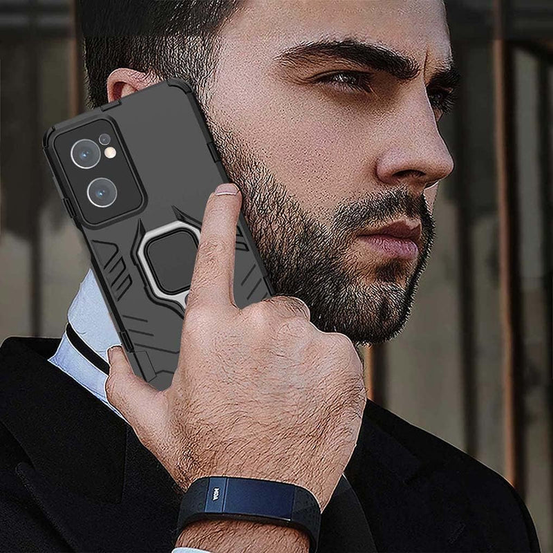 Load image into Gallery viewer, OnePlus 1+Nord CE 2/CE 2 Lite - 360 Degree Rotating Magnetic Ring Holder Cover TPU Bumper Protective Military Shockproof Case With 2PC 9H Tempered Glass Screen Protector - i-Station Mobile Phone & Electronic Device Repair and Accessories