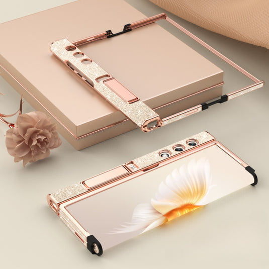 Honor V Purse - Luxurious Glitter Leather Frame Case - i-Station Mobile Phone & Electronic Device Repair and Accessories