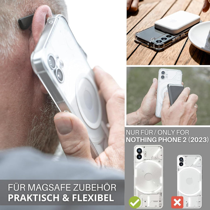 Load image into Gallery viewer, Nothing Phone 2 - AirPillow Cushion Transparent Soft Clear TPU Four Corners Protective Case With 2PC 9H Tempered Glass Screen Protector - i-Station Mobile Phone & Electronic Device Repair and Accessories