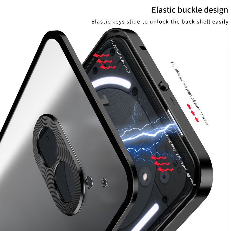 Load image into Gallery viewer, Nothing Phone (3a)/Pro Metal Frame Snap-On Acrylic Phone Case - i-Station Mobile Phone & Electronic Device Repair and Accessories