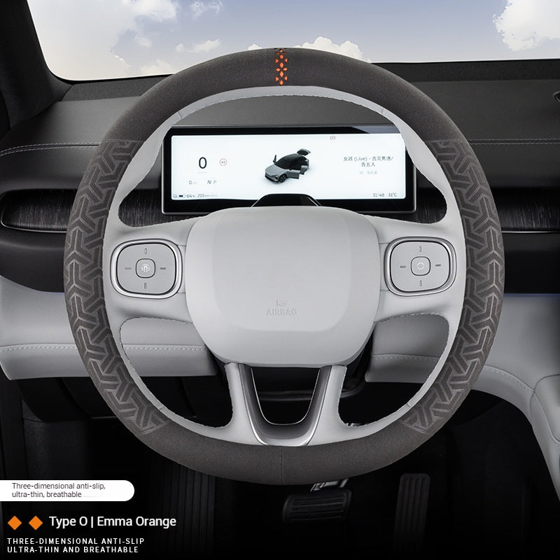 Load image into Gallery viewer, Universal Microfiber Suede Steering Wheel Cover – All-Season, Durable, Soft & Comfortable Grip - i-Station Mobile Phone & Electronic Device Repair and Accessories