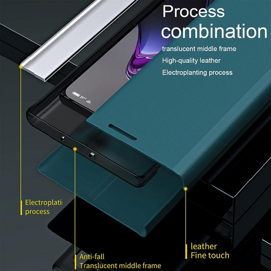 Xiaomi Redmi K60 Ultra-thin Premium Minimalist Folding Genuine Leather Series Case - i-Station Mobile Phone & Electronic Device Repair and Accessories