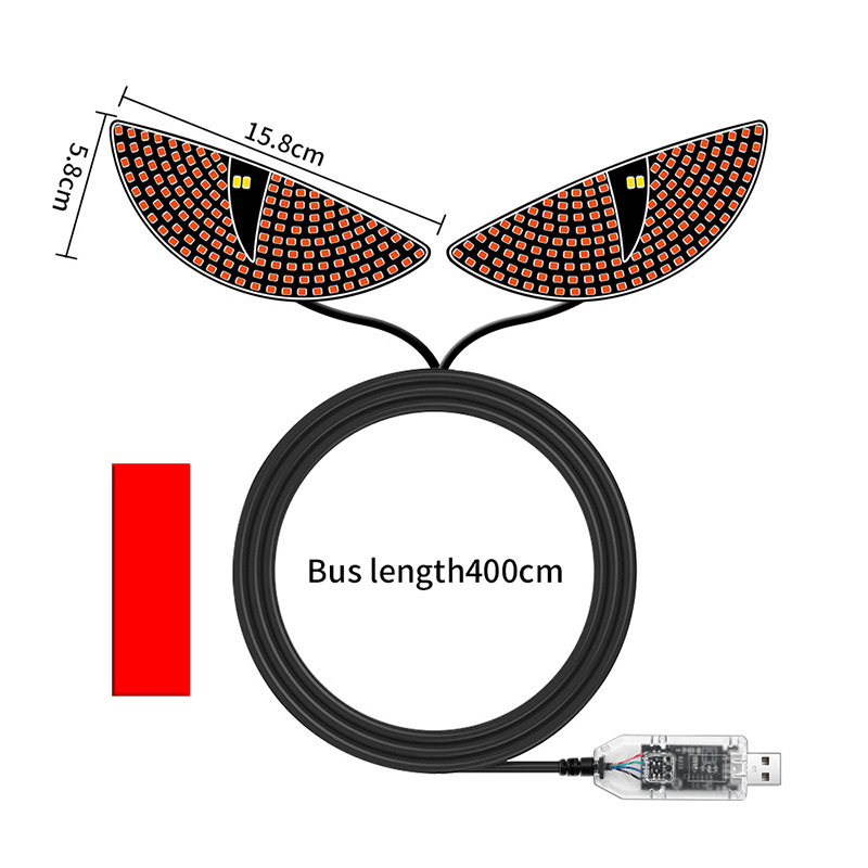 Load image into Gallery viewer, LED Demon Eye USB Wireless Car Ambient Light / Cool Car Decoration Lamp - i-Station Mobile Phone & Electronic Device Repair and Accessories