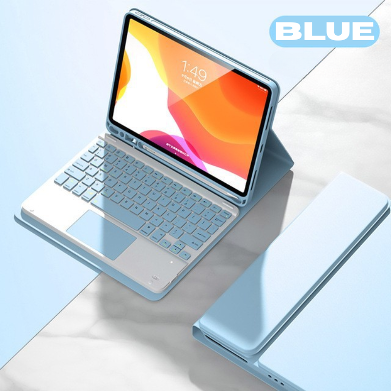 Apple iPad 5/6 9.7'' 5/6th Gen (2017/2018) Smart Wireless Keyboard Flip Case With Backlit - i-Station Mobile Phone & Electronic Device Repair and Accessories