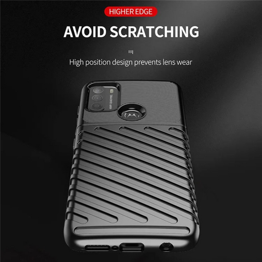 Motorola Moto One 5G UW Ace Diagonal Texture Non-slip Full Coverage Shockproof Essentials Series Case - i-Station Mobile Phone & Electronic Device Repair and Accessories