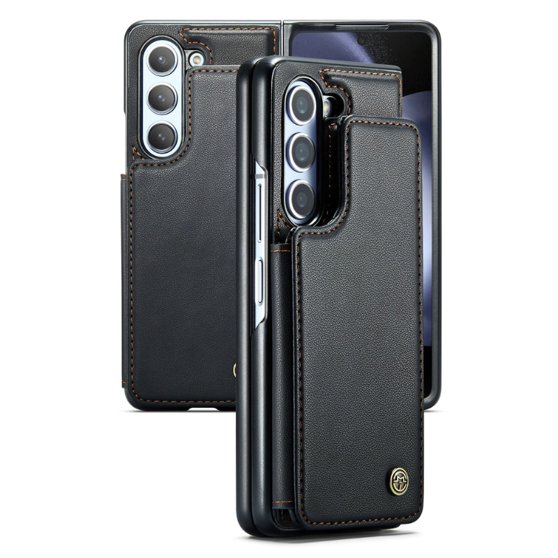 Load image into Gallery viewer, Samsung Galaxy Z Fold 6 (SM-F956) Premium Leather Flip Shockproof Wallet Series Case - i-Station Mobile Phone & Electronic Device Repair and Accessories