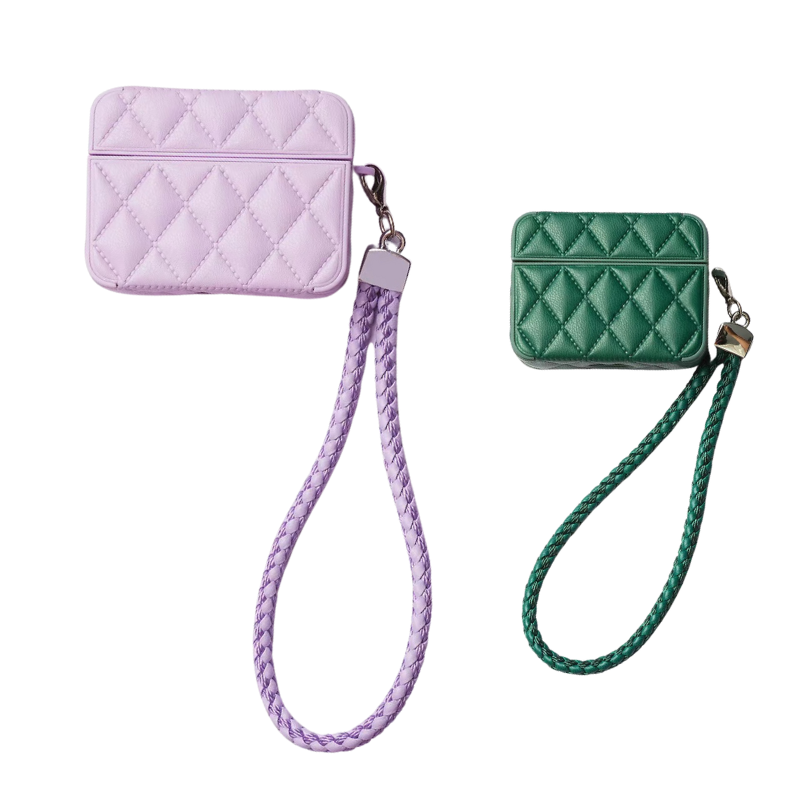 Load image into Gallery viewer, Apple Airpods 3 - Diamond-Patterned Lambskin Case - i-Station Mobile Phone & Electronic Device Repair and Accessories