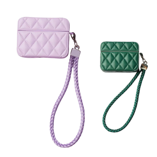 Apple Airpods 3 - Diamond-Patterned Lambskin Case - i-Station Mobile Phone & Electronic Device Repair and Accessories