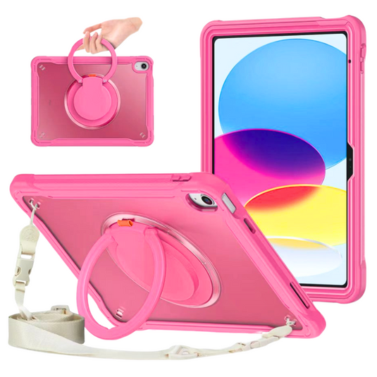 Apple iPad Pro 11-inch M4 (2024) 360° Rotating Stand Transparent Shockproof Protective Case - i-Station Mobile Phone & Electronic Device Repair and Accessories